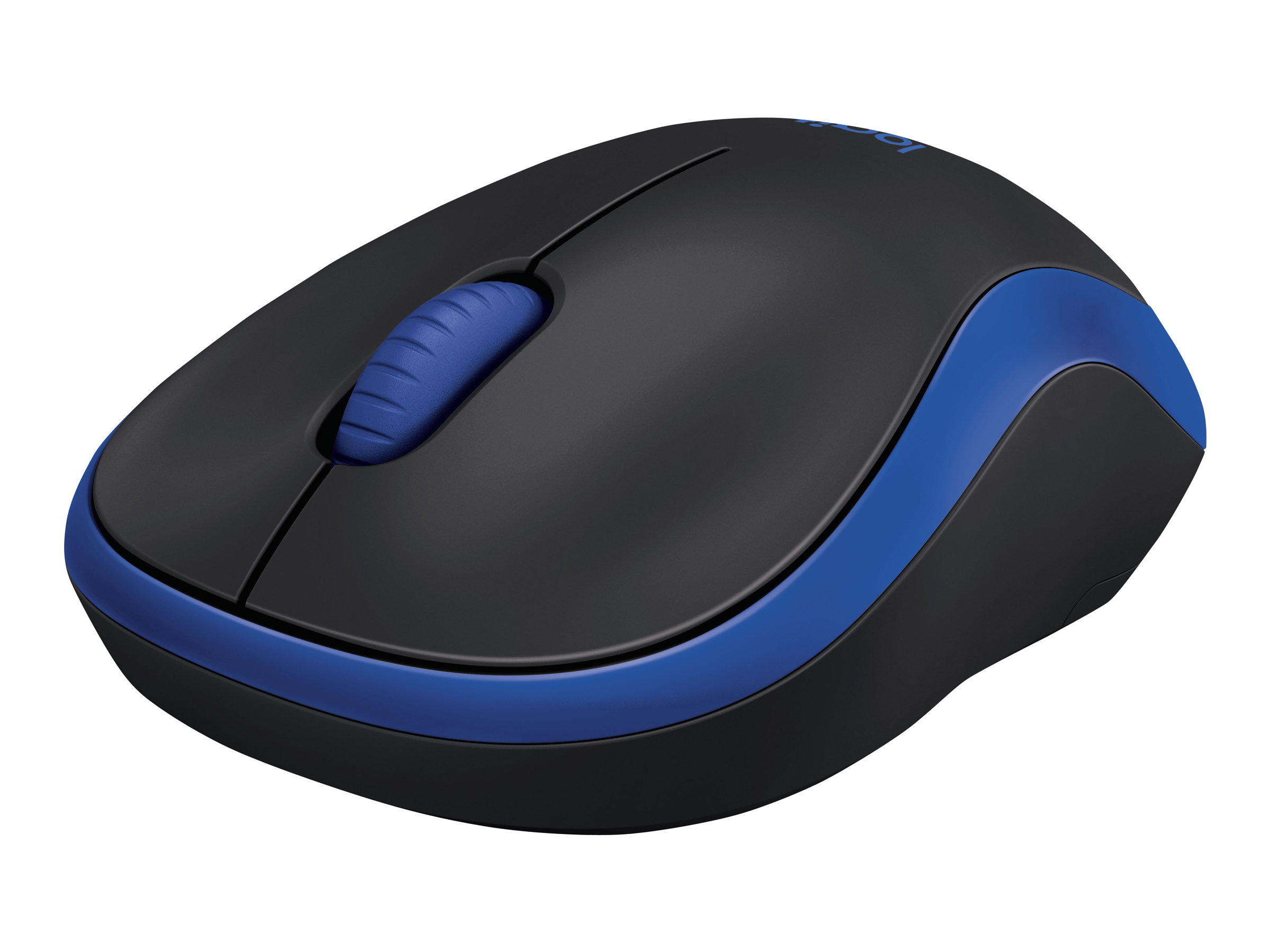 Logitech - Mouse - M185 - Wireless - Blue/ black