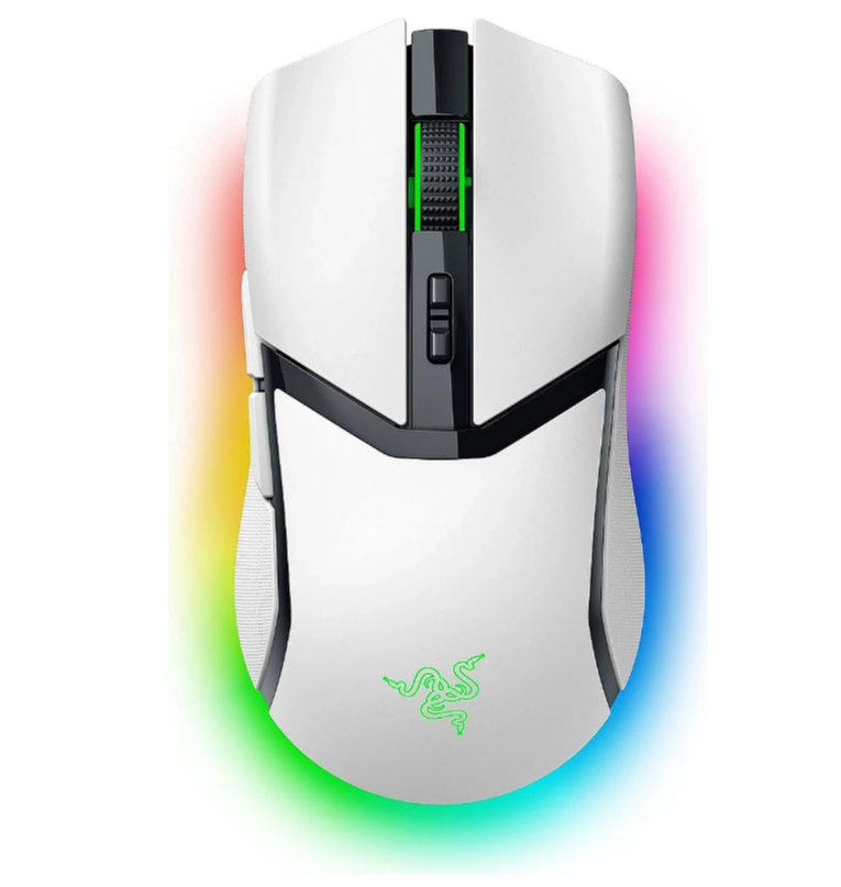 Razer Cobra Pro - Wireless/Wired - 2.4 GHz, USB-C - White