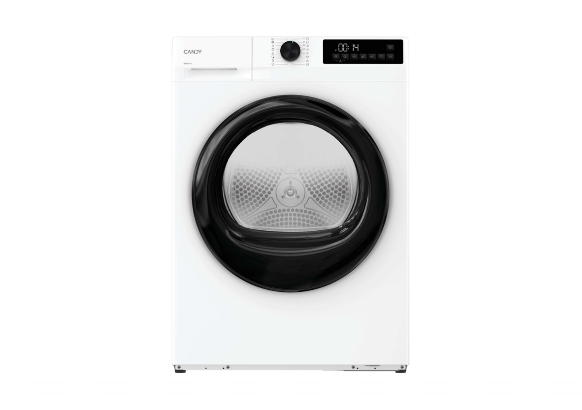 Candy Dryer Machine - GD 8N1B-S - Energy efficiency class E - Front loading - 8 kg - Digital - Depth 62 cm - White