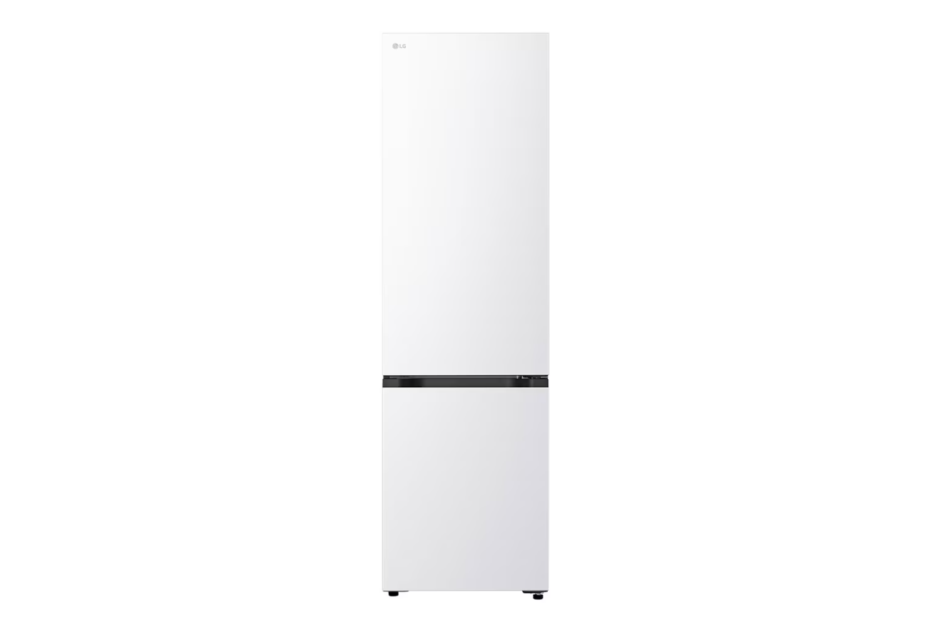 LG Refrigerator - GBBS322CSW - Energy efficiency class C - Free standing - Combi - Height 203 cm - Fridge net capacity 262 L - Freezer net capacity 113 L - Display - 34 dB - White