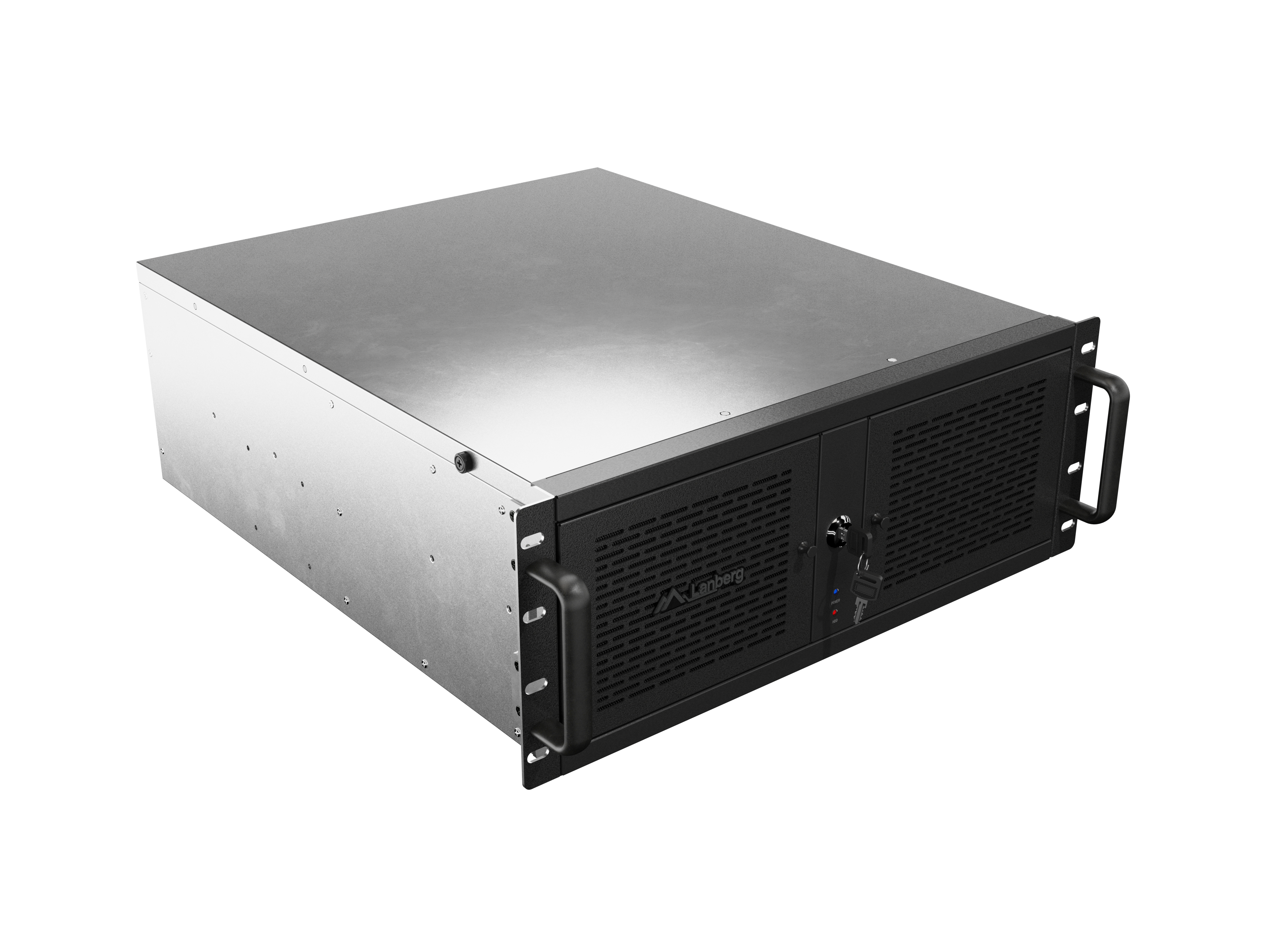Lanberg Rackmount server chassis ATX 520/12 19"/4U - SC01-5204-12B