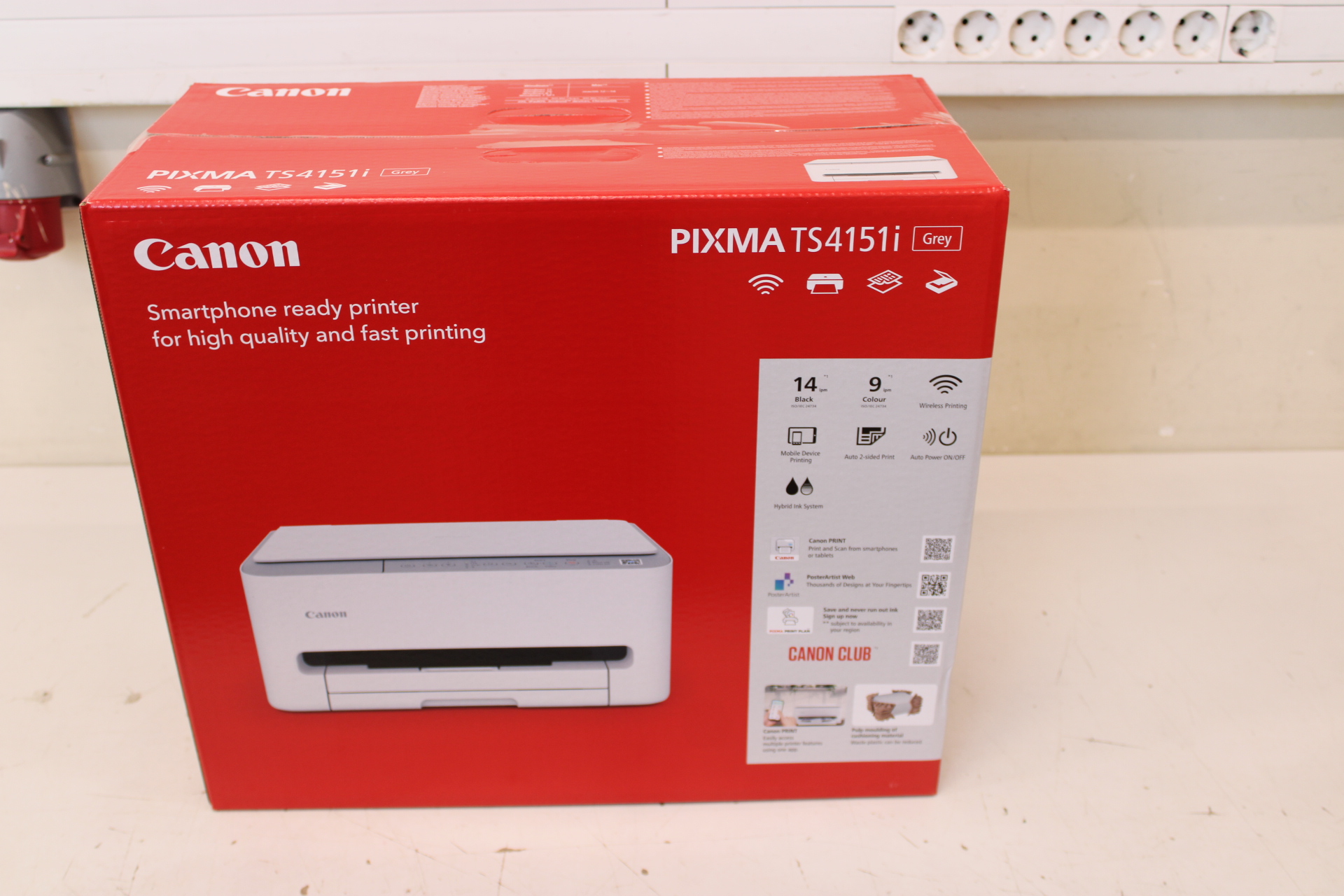 SALE OUT. Canon Multifunctional printer - PIXMA TS4151i - Inkjet - Colour - A4 - Wi-Fi - White - DAMAGED PACKAGING