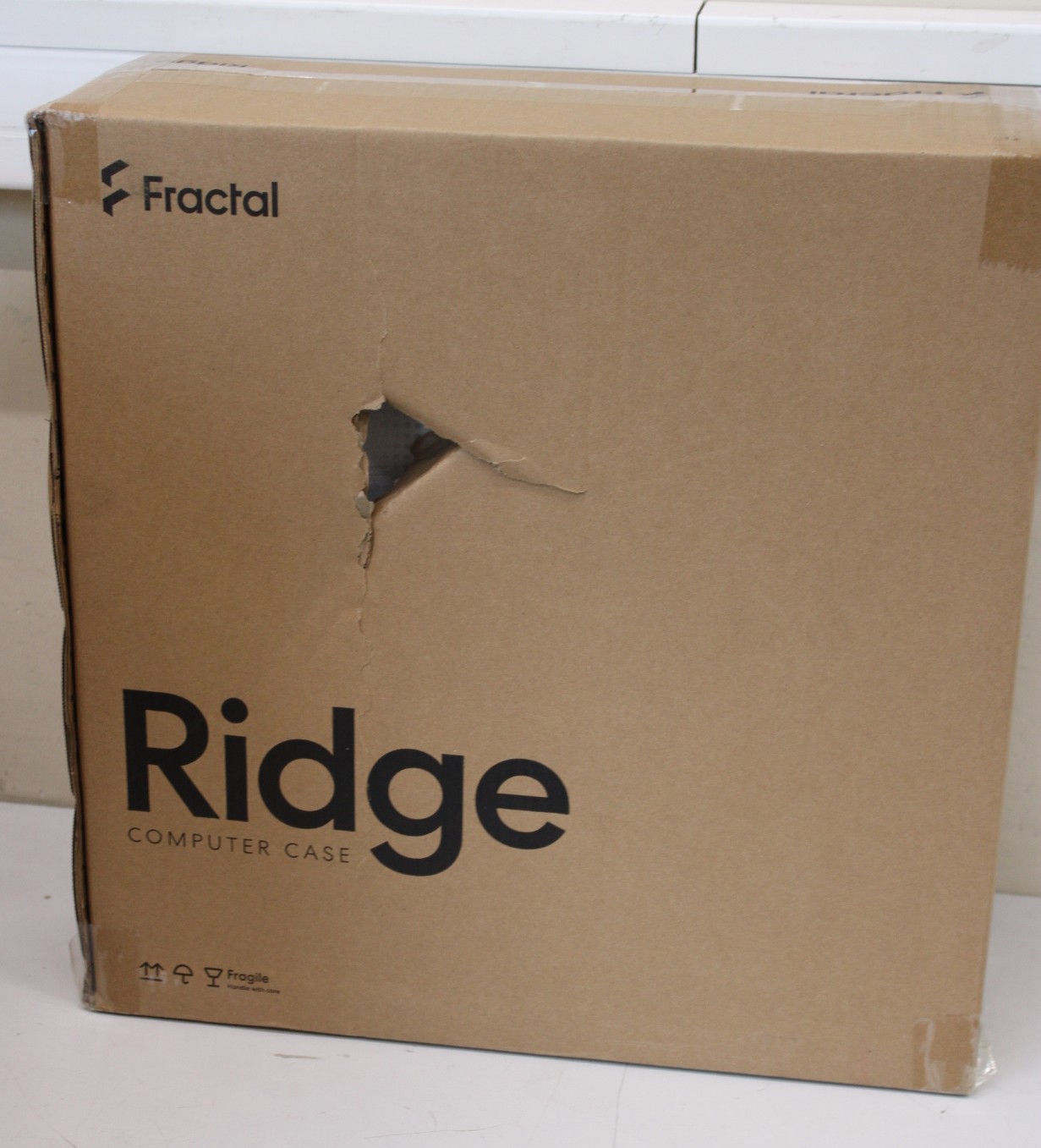 SALE OUT. Fractal Design Ridge White Mini ITX - Fractal Design Ridge - FD-C-RID1N-12 - Black - Mini ITX - DAMAGED PACKAGING - SFX, SFX-L