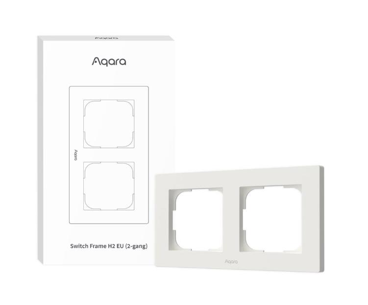 SMART SWITCH FRAME H2 (2-GANG)/WHITE FE-X01D-W AQARA