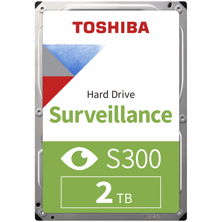 HDD Video Surveillance TOSHIBA S300 2TB SMR, 3.5'', 128MB, 5400RPM, SATA, TBW: 180