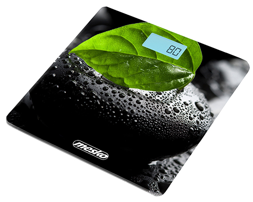 Mesko - Bathroom scales - MS 8149 - Maximum weight (capacity) 150 kg - Accuracy 100 g - Black/ green