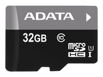 ADATA - Premier UHS-I - 32 GB - microSDHC - Flash memory class 10 - Adapter