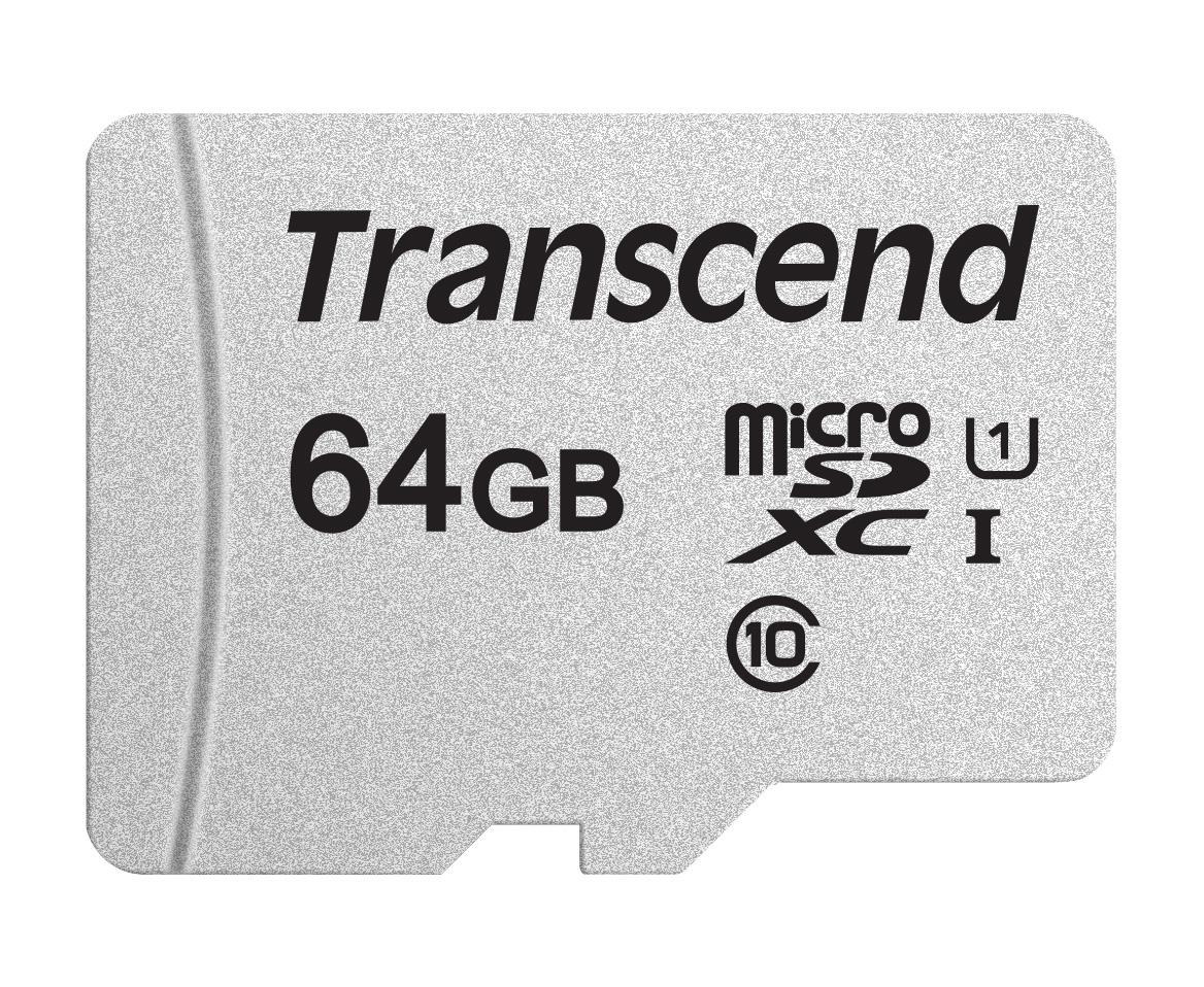 MEMORY MICRO SDXC 64GB/C10 TS64GUSD300S TRANSCEND