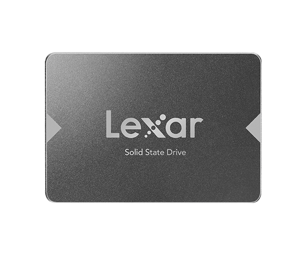 Lexar - NS100 - 128 GB - SSD form factor 2.5" - Solid-state drive interface SATA III - Read speed 520 MB/s - Write speed 510 MB/s
