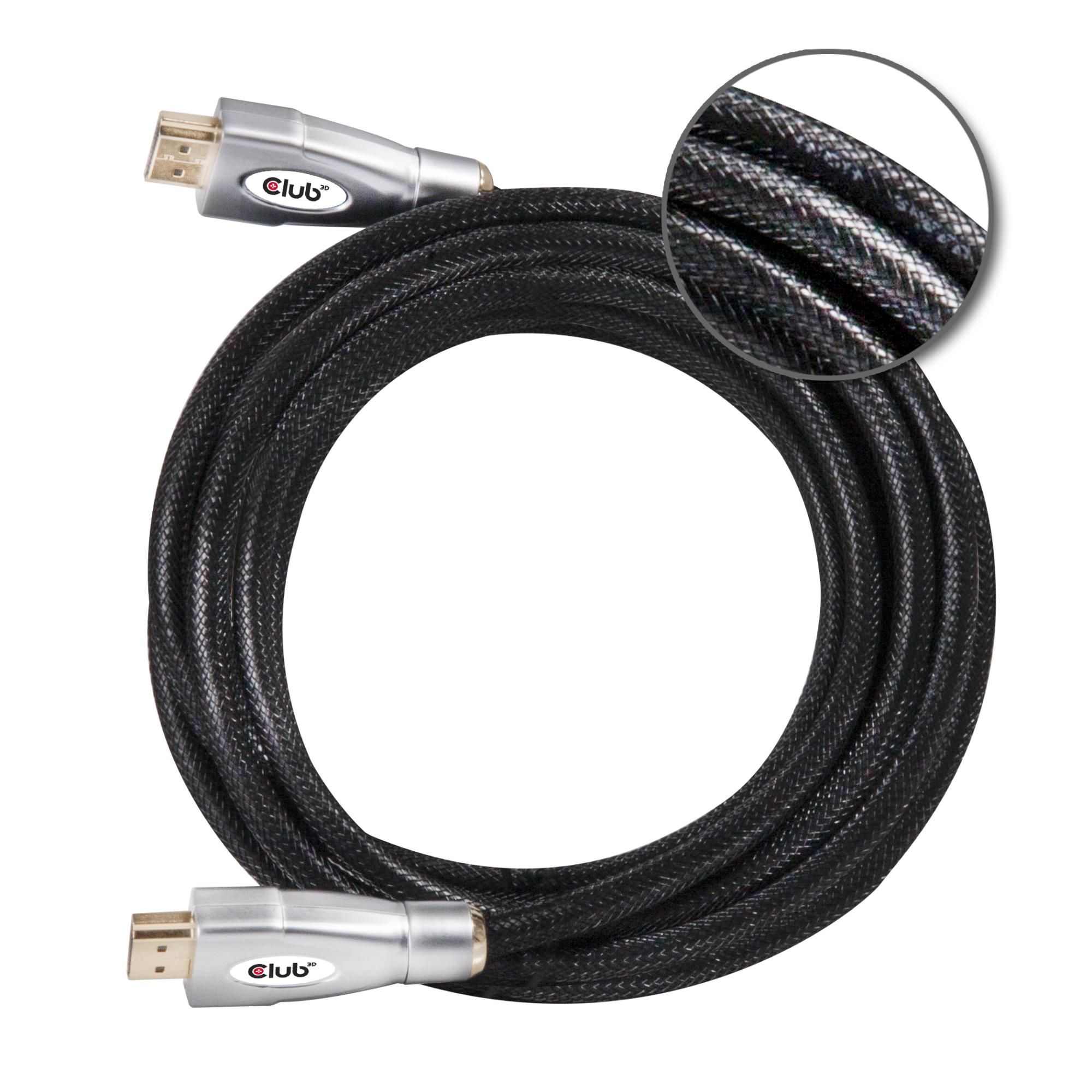CABLE HDMI TO HDMI 5M/M/M CAC-2312 CLUB3D