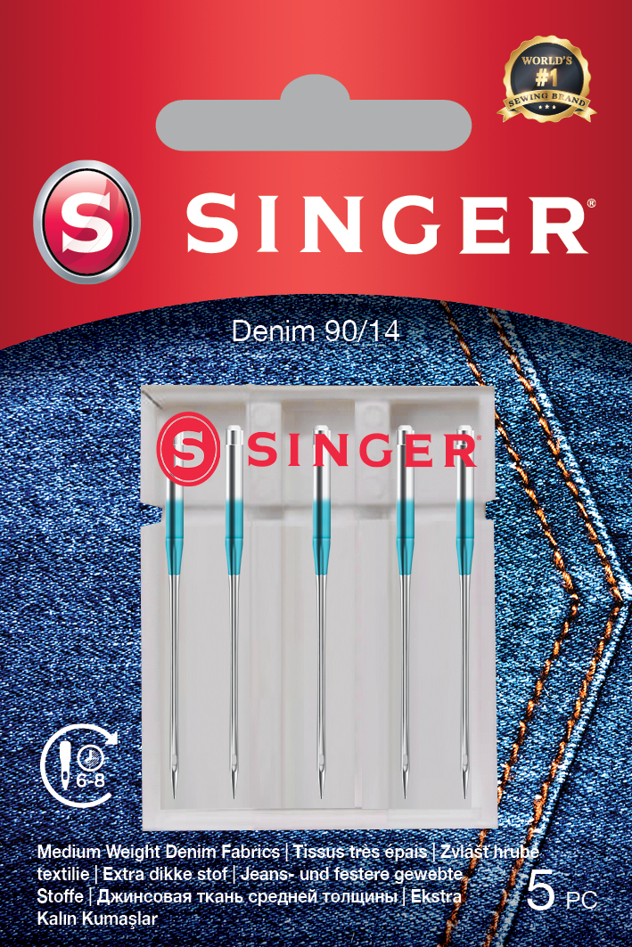 Singer - Denim Needle 90/14 5PK