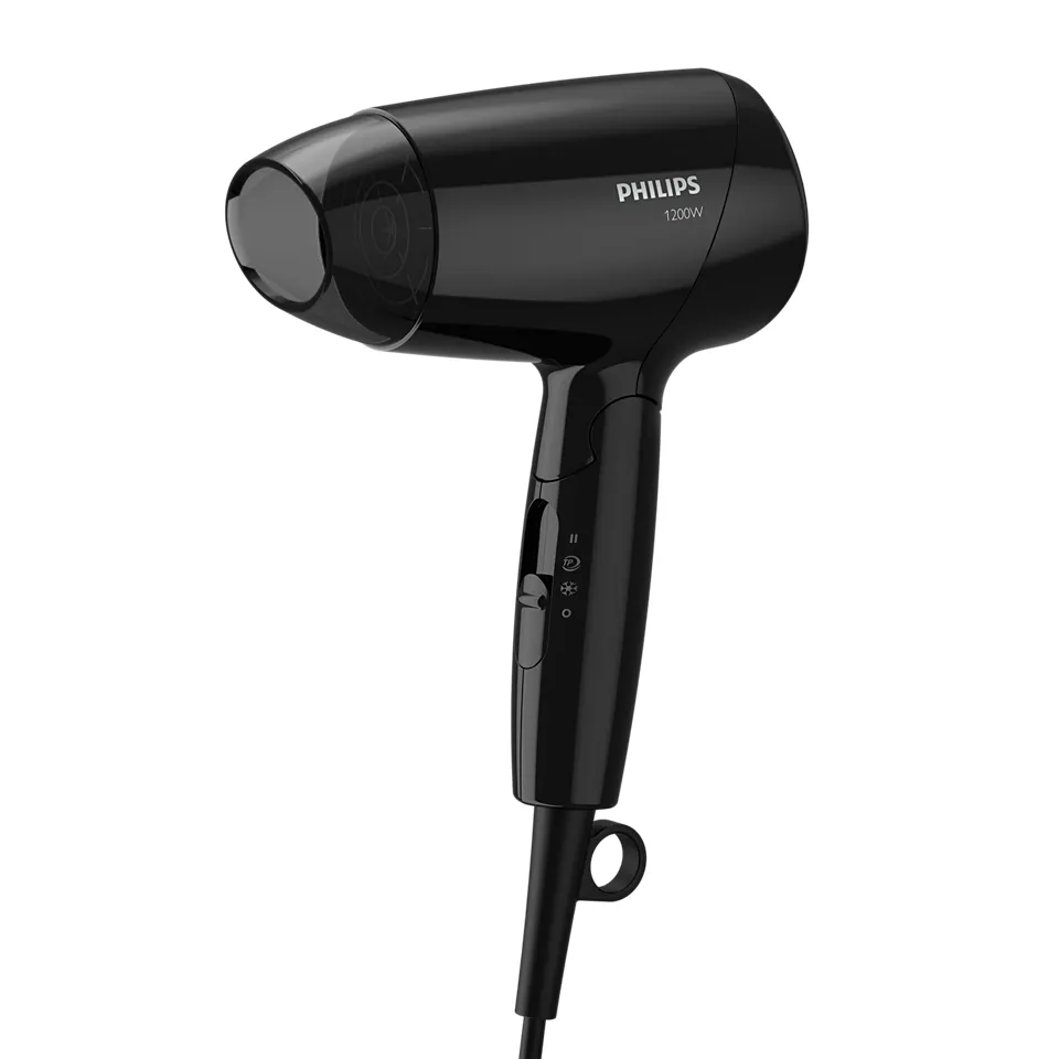 Philips - Hair Dryer - BHC010/10 EssentialCare - 1200 W - Number of temperature settings 3 - Black