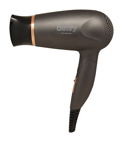 Camry - Hair Dryer - CR 2261 - 1400 W - Number of temperature settings 2 - Metallic Grey/Gold