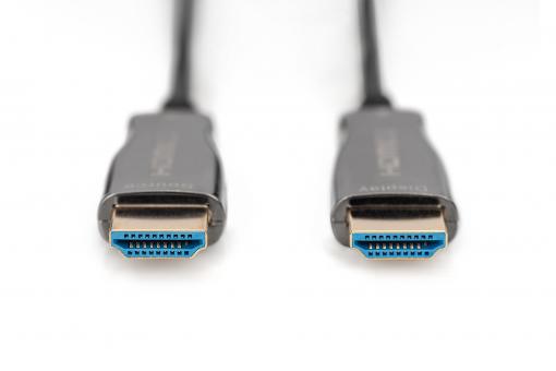 Digitus - HDMI AOC Hybrid-Fiber Connection Cable - AK-330125-100-S - HDMI Male (type A) - HDMI Male (type A) - HDMI to HDMI - 10 m