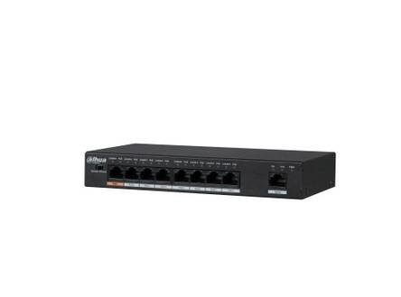 Switch|DAHUA|Type L2|Desktop/pedestal|Rack|1x10Base-T / 100Base-TX / 1000Base-T|PoE ports 8|96 Watts|DH-PFS3009-8ET1GT-96-V2