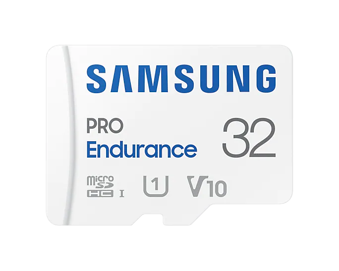 Samsung - PRO Endurance - MB-MJ32KA/EU - 32 GB - MicroSD Memory Card - Flash memory class U1, V10, Class 10 - SD adapter