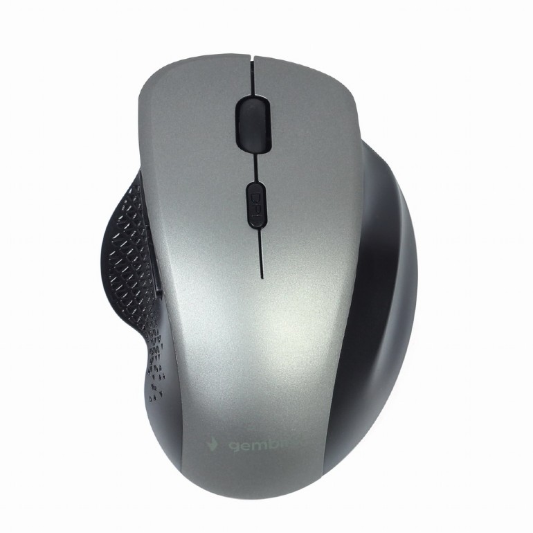 Gembird - Wireless Optical mouse - MUSW-6B-02-BG - Optical mouse - USB - Black-Spacegrey