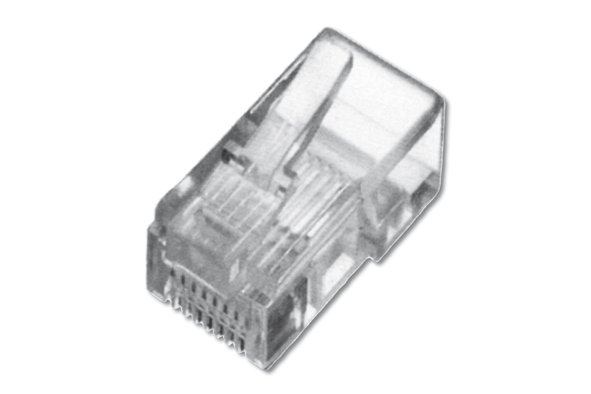 A-MO 8/8 SR - Modular Plug, for stranded Round Cable, 8P8C unshielded, CAT 5e, RJ45