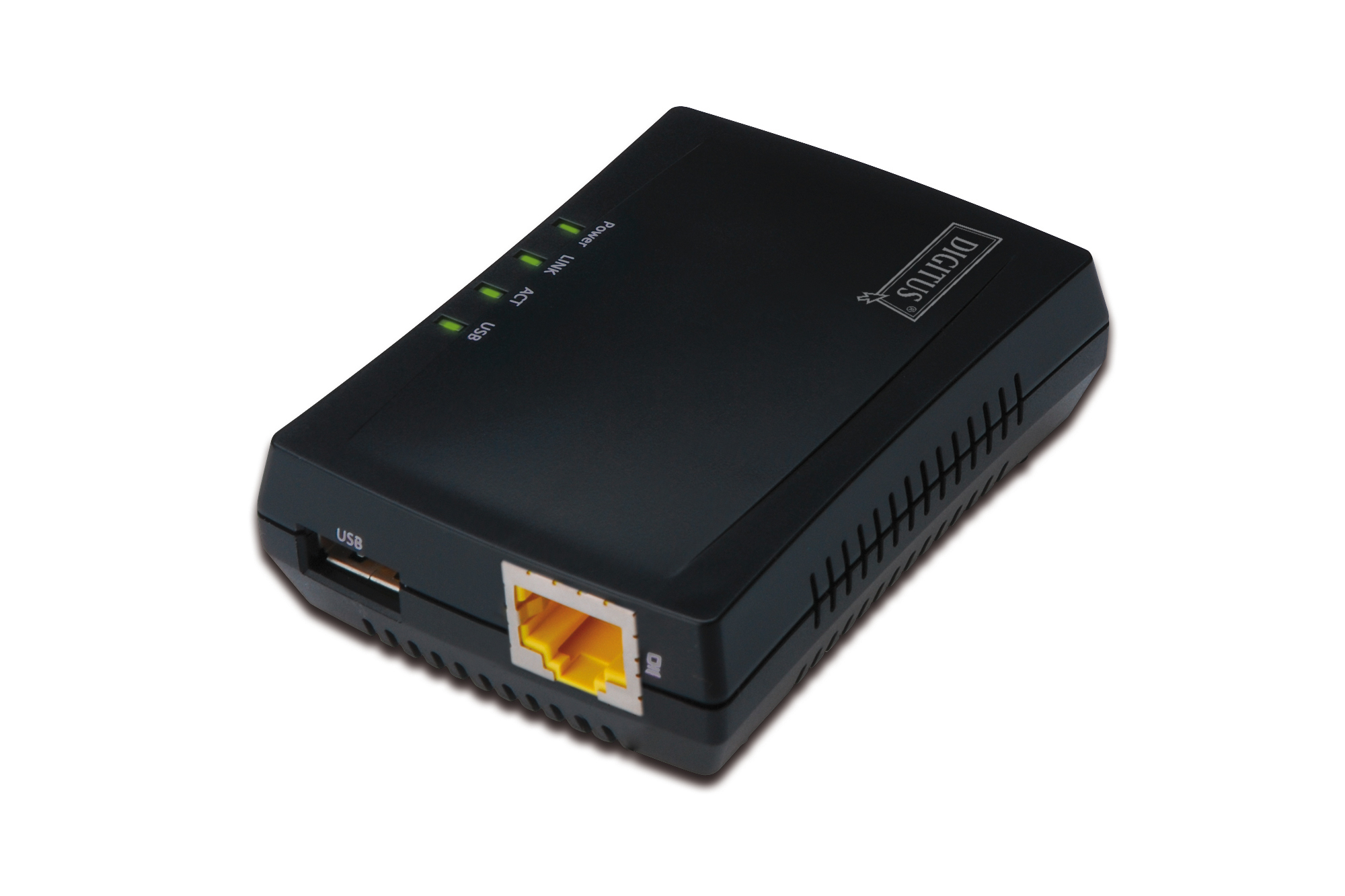 Digitus - Multifunction USB Network Server - DN-13020 - Black