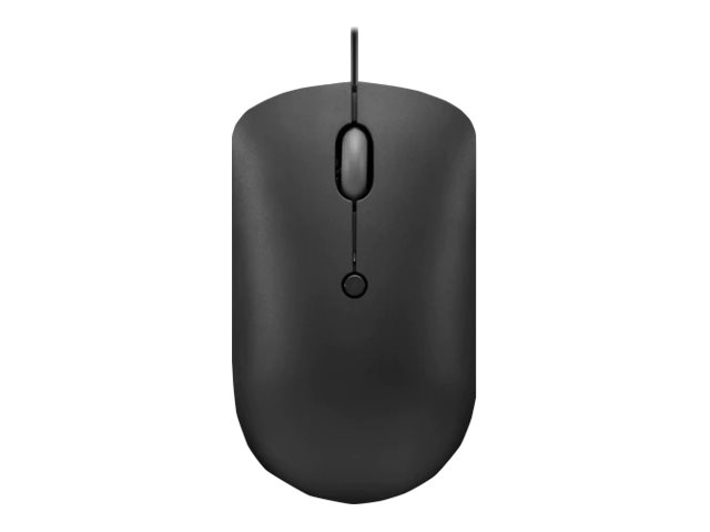 Lenovo - Compact Mouse - 400 - Wired - USB-C - Raven black
