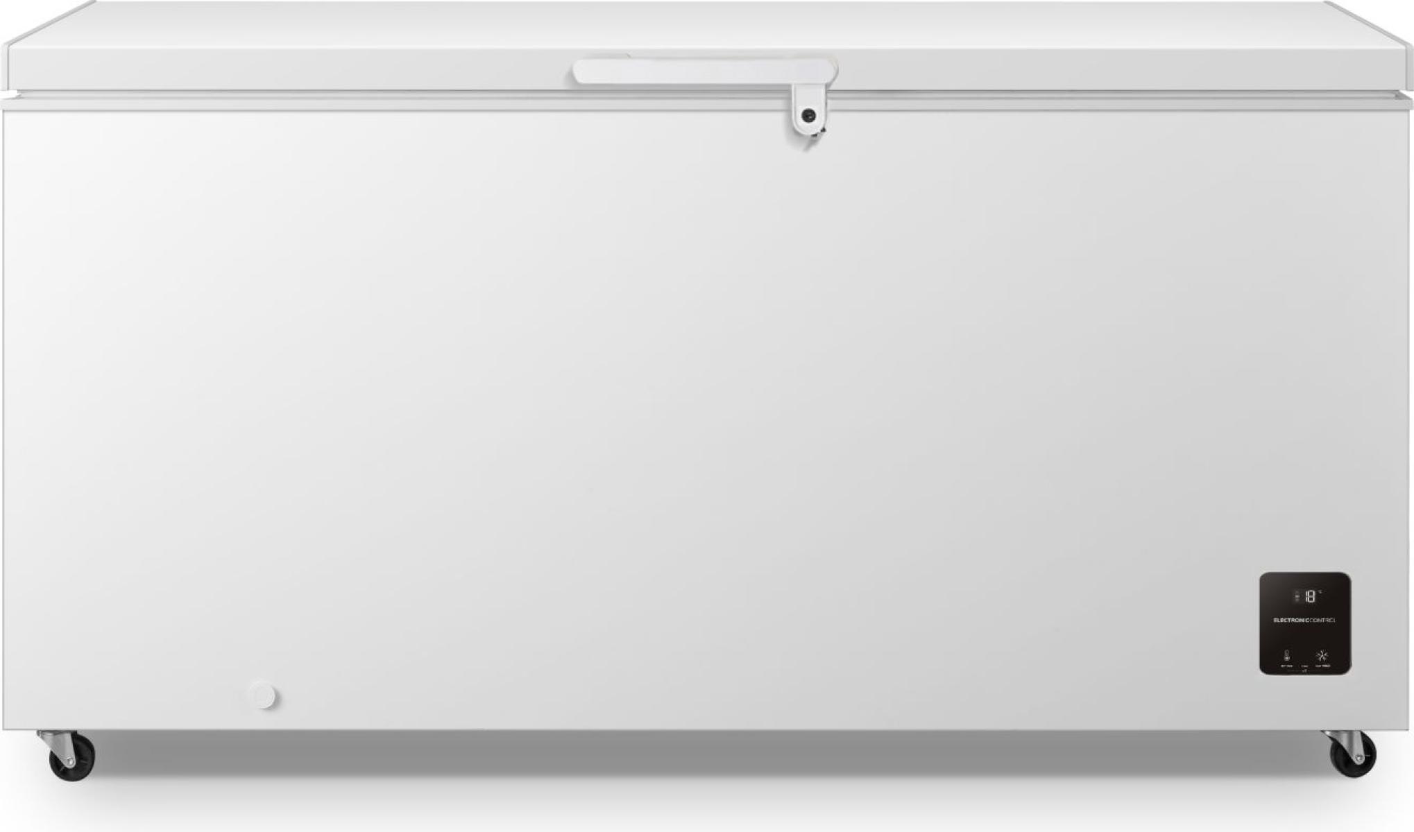 Gorenje - Freezer - FH50EAW - Energy efficiency class E - Chest - Free standing - Height 84.7 cm - Total net capacity 500 L - Display - White
