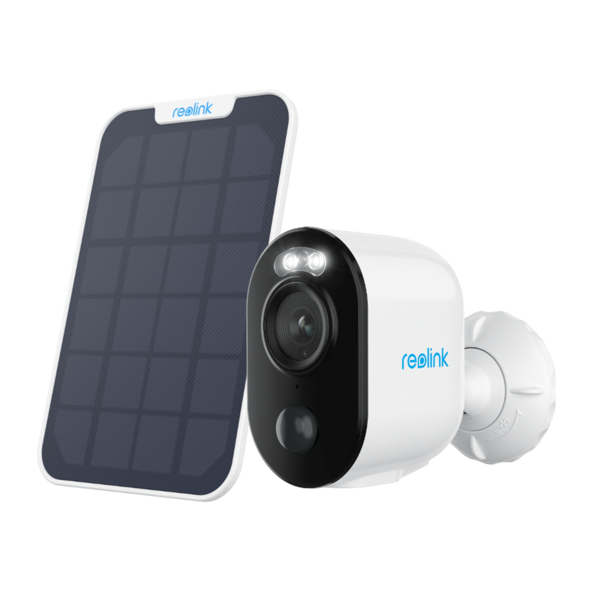 Reolink - Wireless Solar & Battery Powered Security Camera with Smart Detection, 3W - Argus Series B310 with Solar Panel - Bullet - 3 MP - f=4mm，F=2.0 - IP65 - H.264/H.265 - Micro SD, Max. 128GB