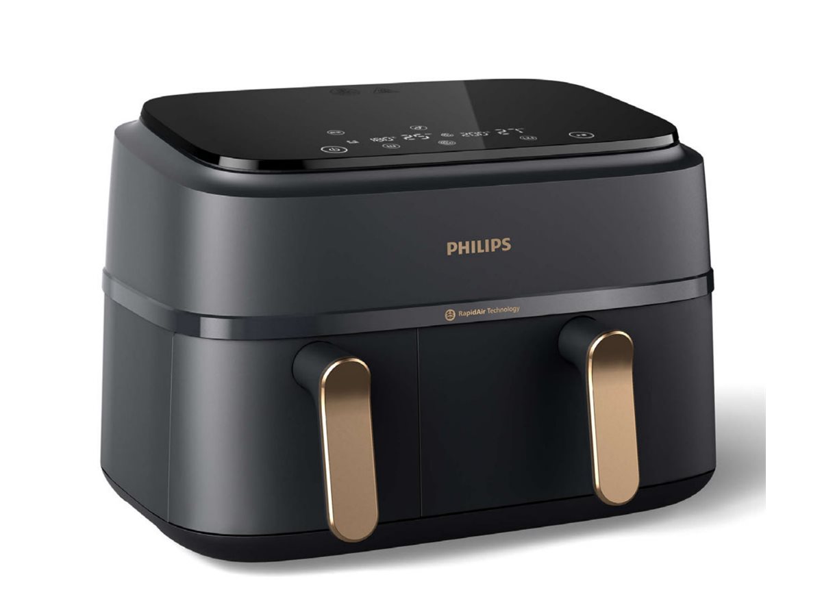 Philips Airfryer - NA352/00 - Power 2750 W - Capacity 9 L - Rapid Air technology - Charcoal Grey/Copper