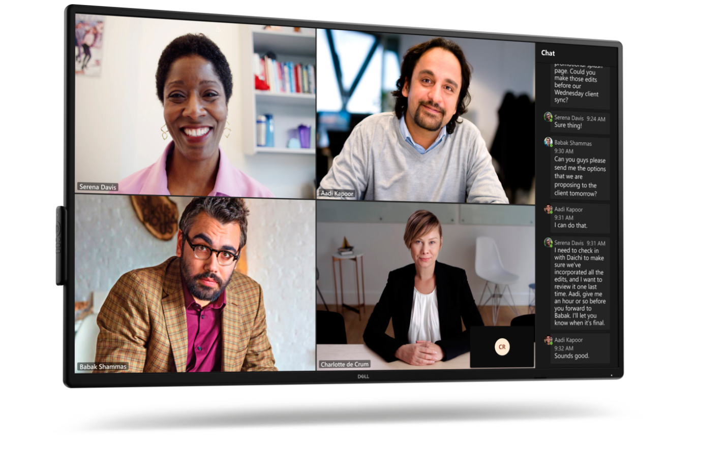 Dell - P5525QC - 55 " - IPS - 4K UHD - 16:9 - 60 Hz - 8 ms - 3840x 2160 pixels - 400 cd/m² - HDMI ports quantity 2