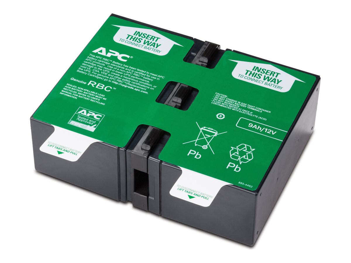 Schneider Electric APC replacement battery cartridge, VRLA battery, 9Ah, 24VDC - APCRBC124