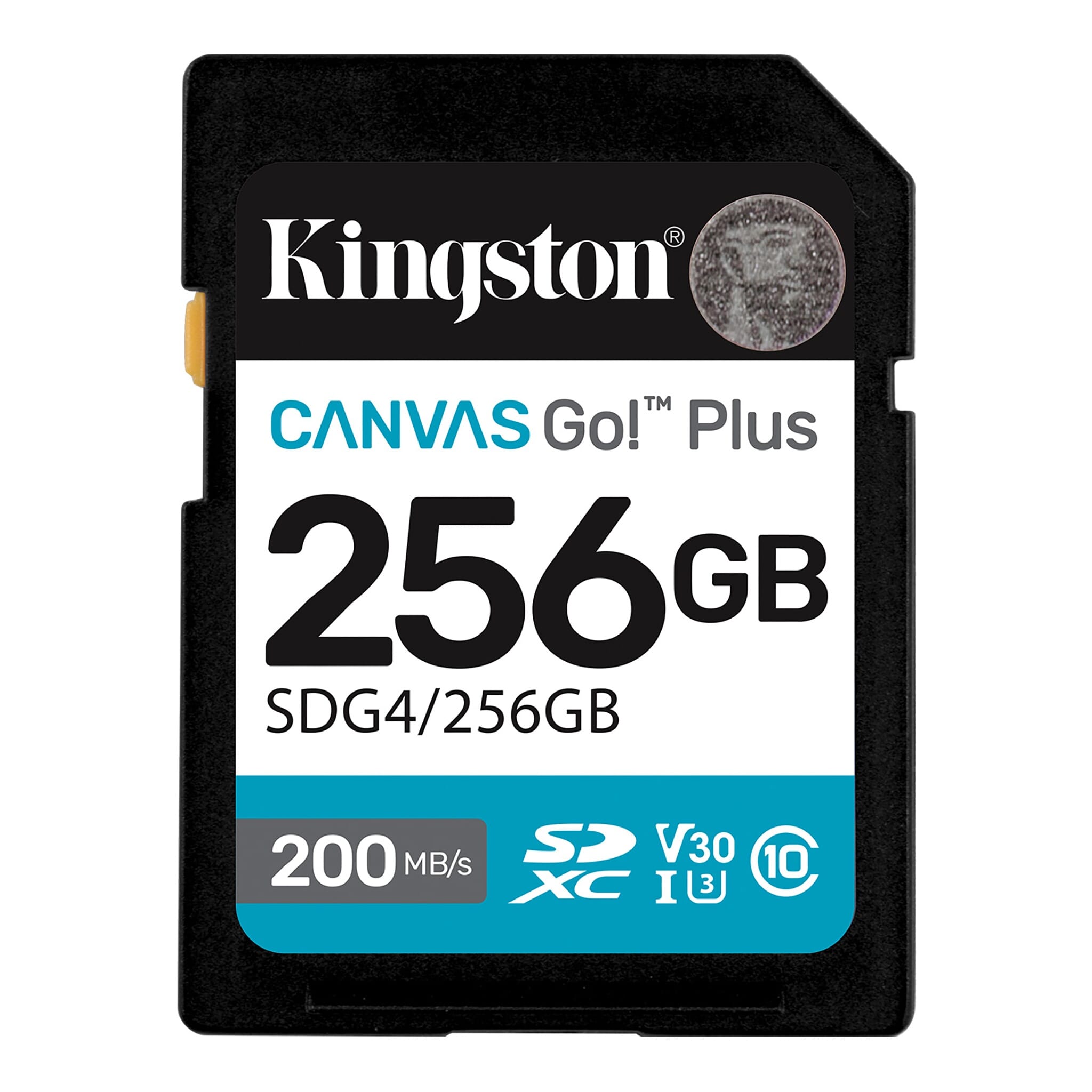 Kingston - Canvas Go! Plus - 256 GB - SD - Flash memory class Class 10, UHS-I, U3, V30