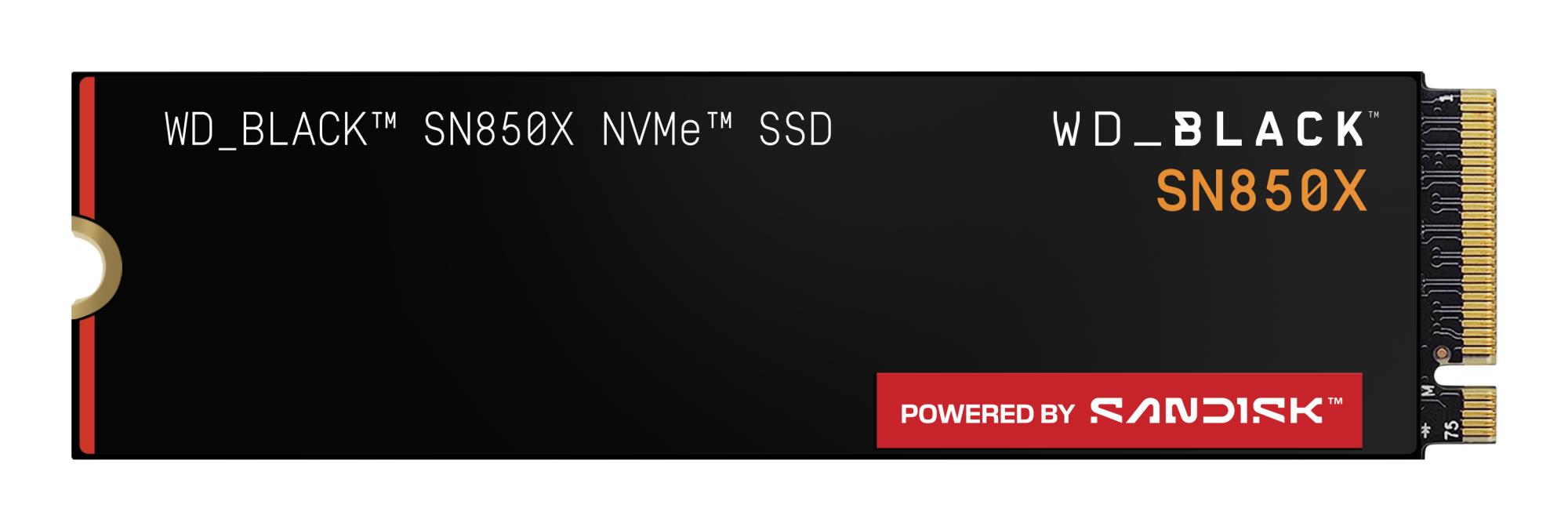 SSD|SANDISK|2400xTBW rating|Read speed 7300 MB/s|Write speed 6600 MB/s|NVMe Yes|PCI Express 4.0|M.2|4000 GB|POWERED BY SANDISK|Black SN850X|WDS400T2X0E