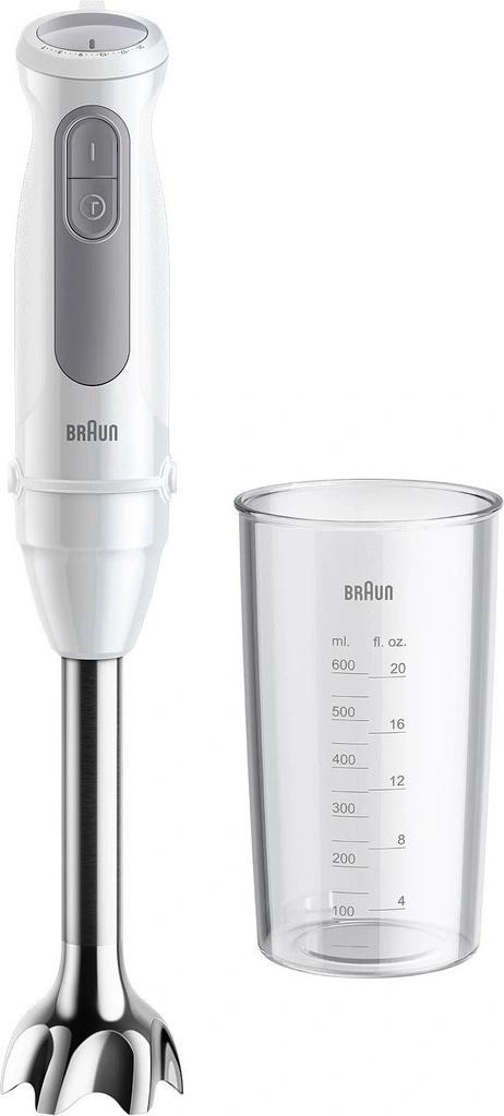 Braun - Hand Blender - MQ50001MWH - Hand Blender - 1000 W - Number of speeds 21 - White