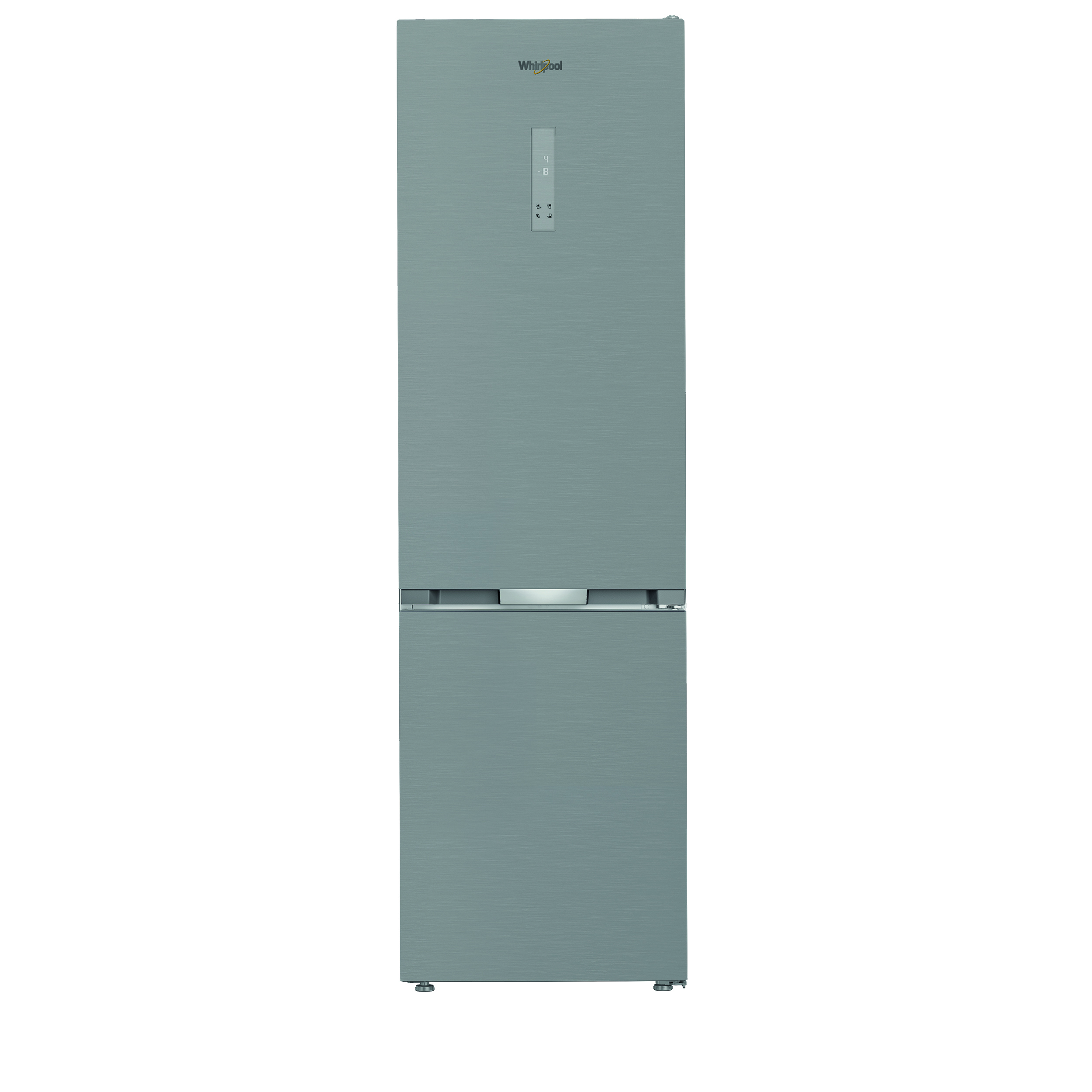 Whirlpool Refrigerator - WHK 26403 XP6E - Energy efficiency class C - Free standing - Combi - Height 203.5 cm - No Frost system - Fridge net capacity 249 L - Freezer net capacity 106 L - 35 dB - Pearl Inox