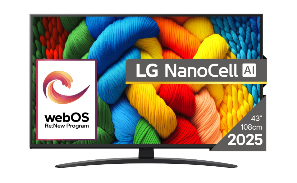 LG 43NANO81A3A - 43 - Smart TV - webOS 25 - UHD
