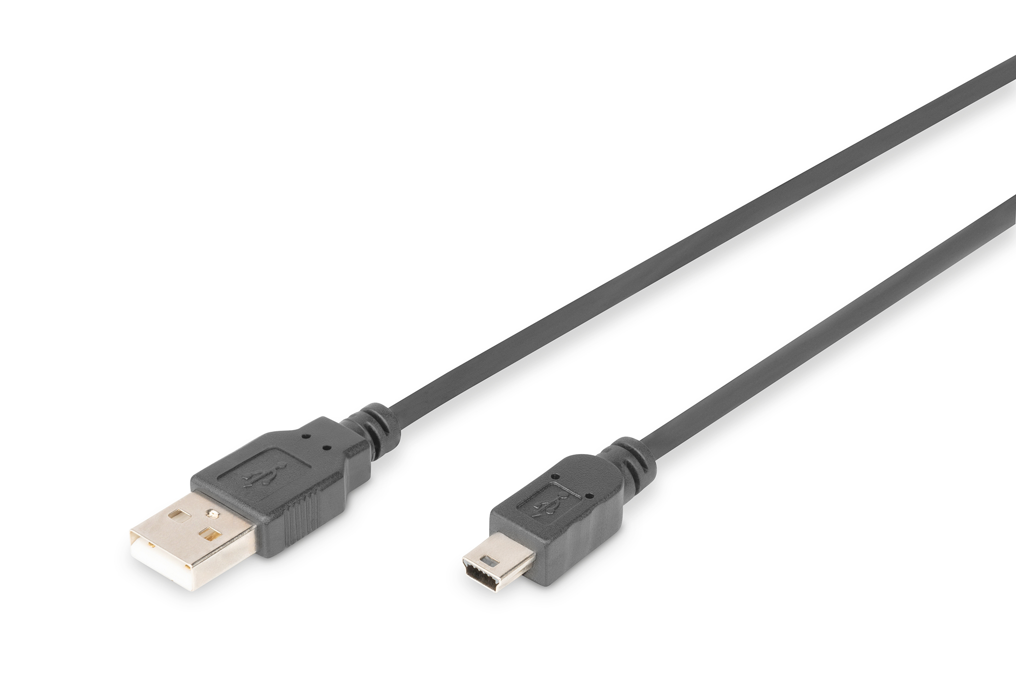 Digitus - Connection Cable, 1.8 m - AK-300108-018-S - USB Type A to USB Mini B