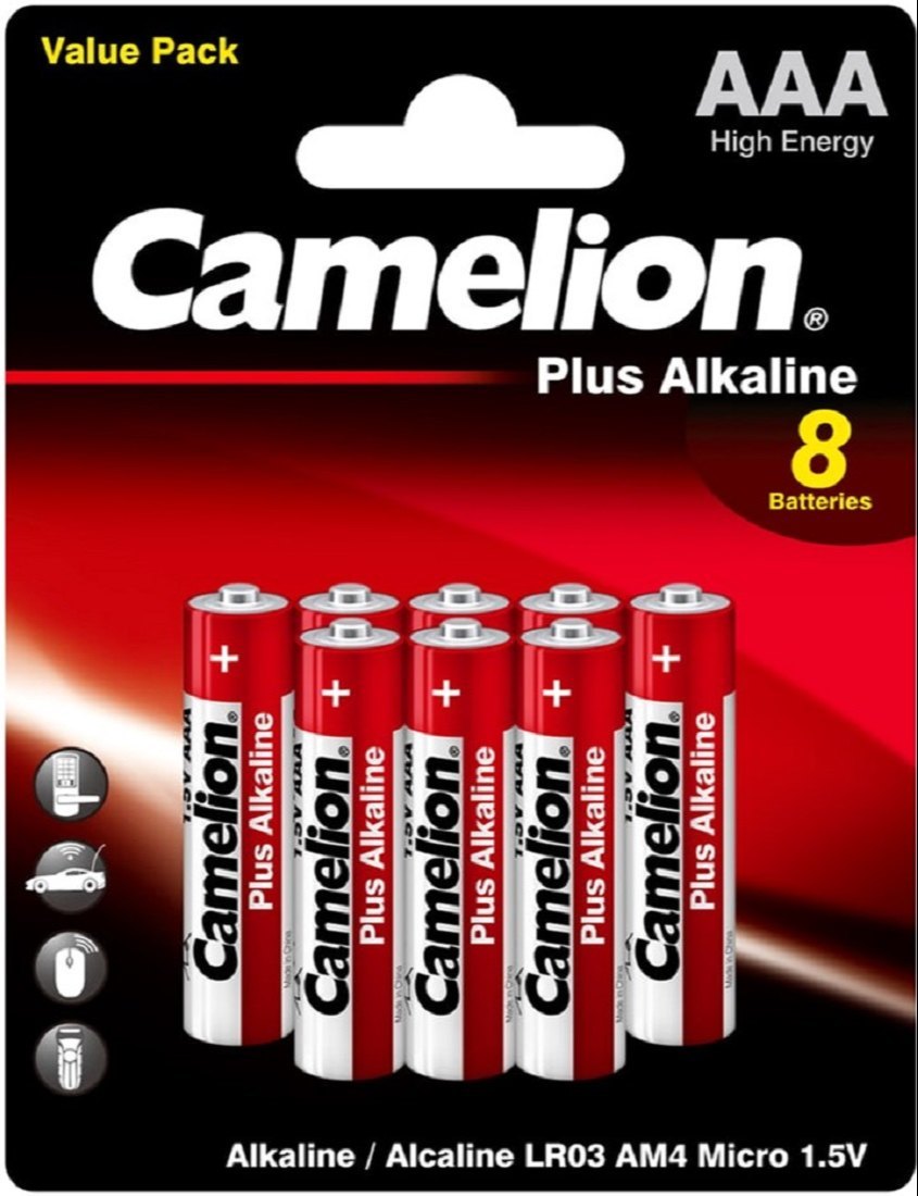 Camelion - AAA/LR03 - Plus Alkaline - 8 pc(s)