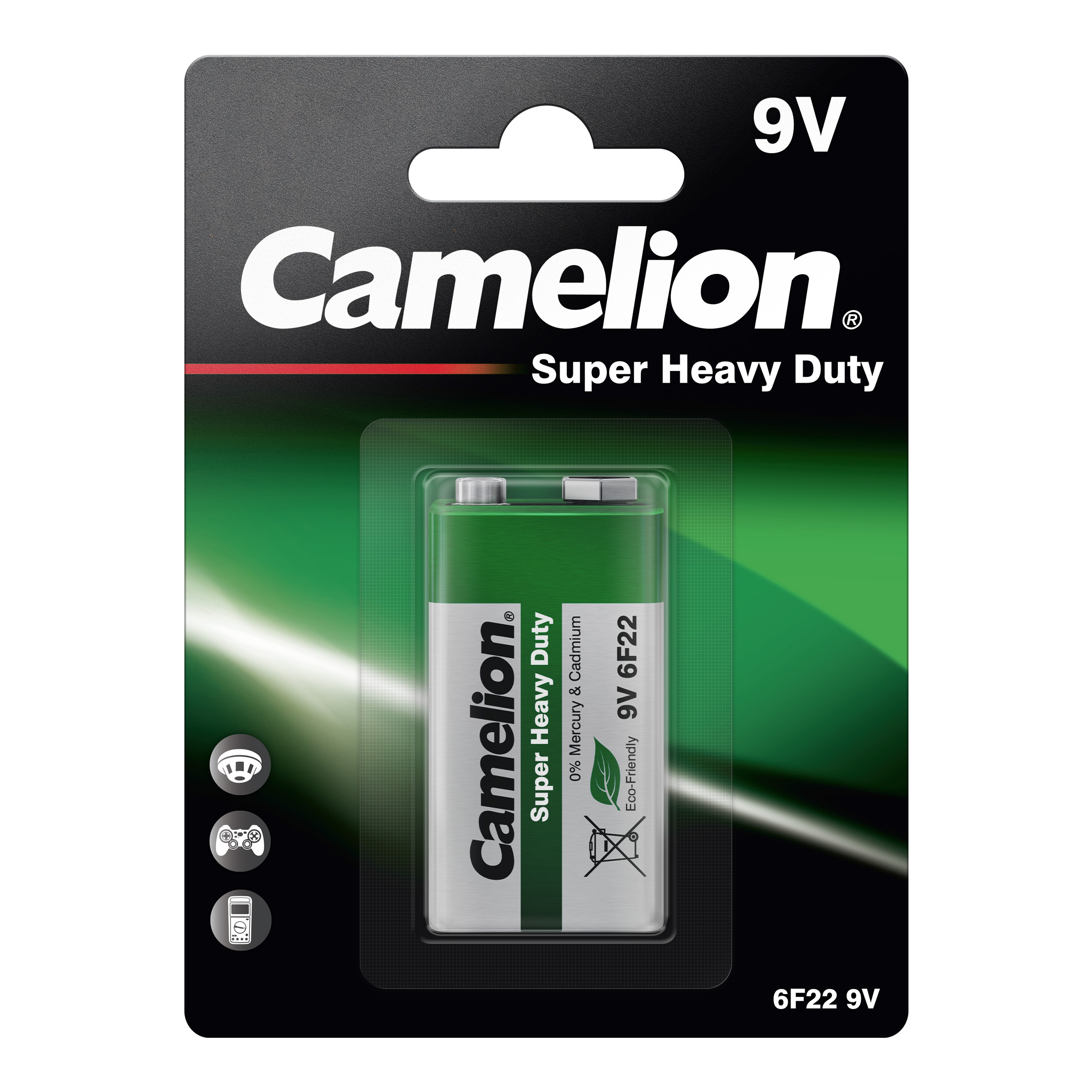 Camelion - 6F22-BP1G - 9V/6F22 - Super Heavy Duty - 1 pc(s)