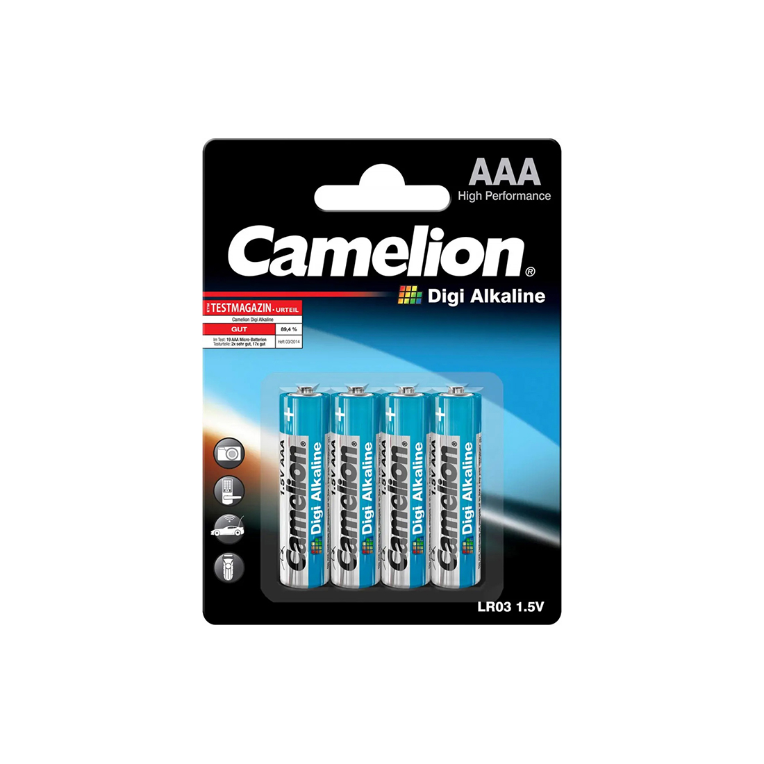 Camelion - LR03-BP4DG - AAA/LR03 - Digi Alkaline - 4 pc(s)