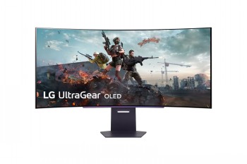 Monitor|LG|45GS95QE-B|45"|Gaming/Curved/21 : 9|Panel OLED|3440x1440|21:9|240Hz|0.03 ms|Swivel|Height adjustable|Tilt|Colour Black|45GS95QE-B