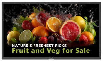 PHILIPS 55" UHD 24/7 600 NITS ANDROID SOC WIFI