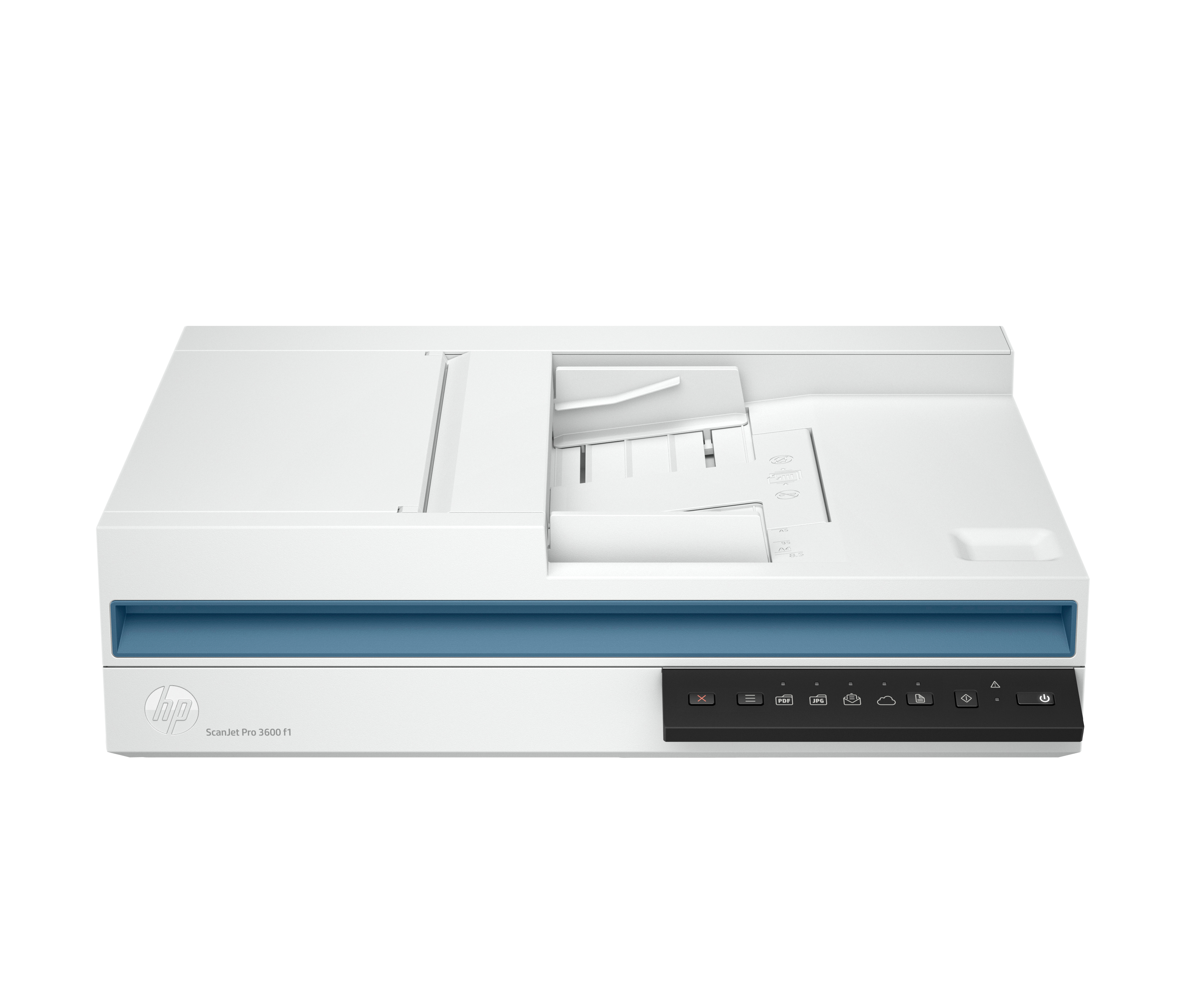 HP ScanJet Pro 3600 f1 Scanner - A4 Color 600dpi, Flatbed Scanning, Automatic Document Feeder, Auto-Duplex, OCR/Scan to Text, 30ppm, 4000 pages per day