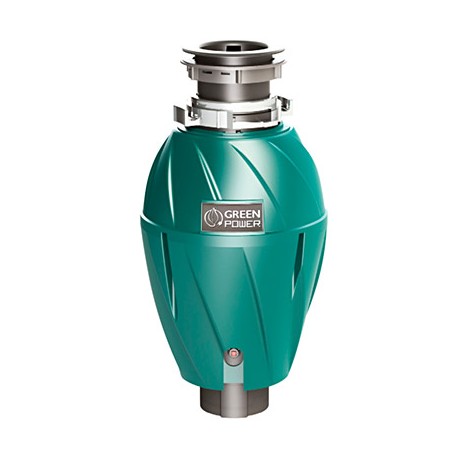 Elleci - Food waste disposers - TDH00750 - 500 W - 1070 ml - 2800 RPM - Green