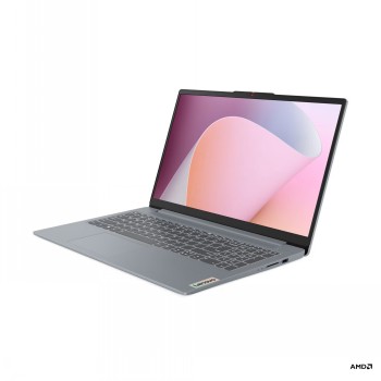Lenovo IdeaPad Slim 3 15AMN8 - Arctic Grey - 15.6 " - TN - FHD - 1920 x 1080 pixels - Anti-glare - AMD Ryzen 3 - 7320U - 16 GB - Soldered LPDDR5 - Solid-state drive capacity 512 GB - AMD Radeon 610M Graphics - Windows 11 Home - 802.11ax - Bluetooth versio