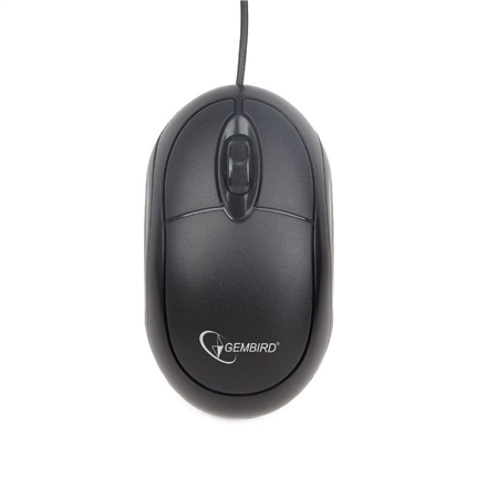 Gembird - MUS-U-01 - Optical USB mouse - Wired - Black