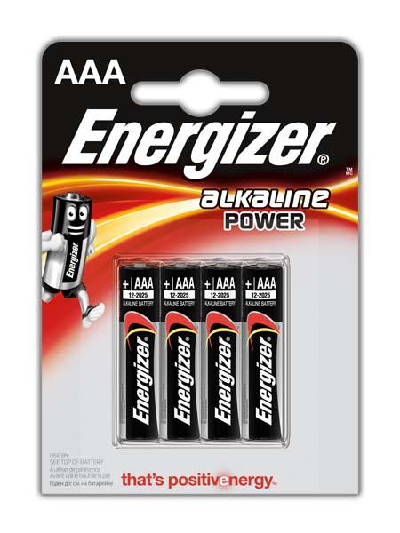 Energizer - AAA/LR03 - Alkaline Power - 4 pc(s)