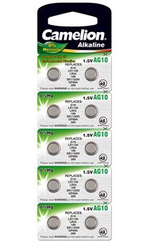 Camelion - AG10/LR54/LR1130/389 - Alkaline Buttoncell - 10 pc(s)