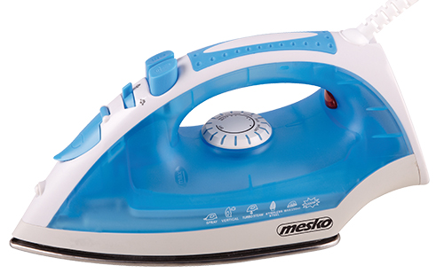 Iron - Mesko - MS 5023 - With cord - 2200 W - Blue/White