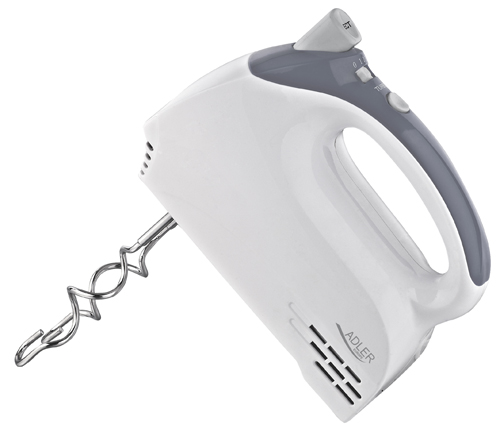 Adler - Mixer - AD 4201 g - Hand Mixer - 300 W - Number of speeds 5 - Turbo mode - White