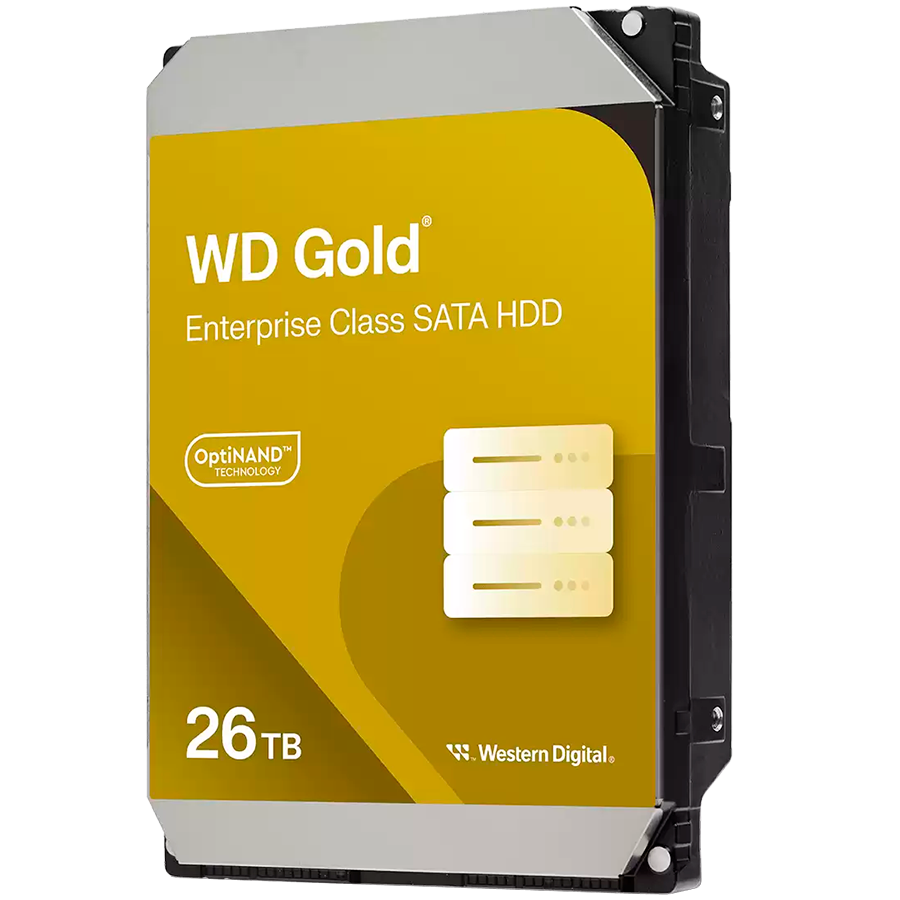 HDD Server WD Gold 26TB CMR 512e, 3.5'', 512MB, 7200 RPM, SATA