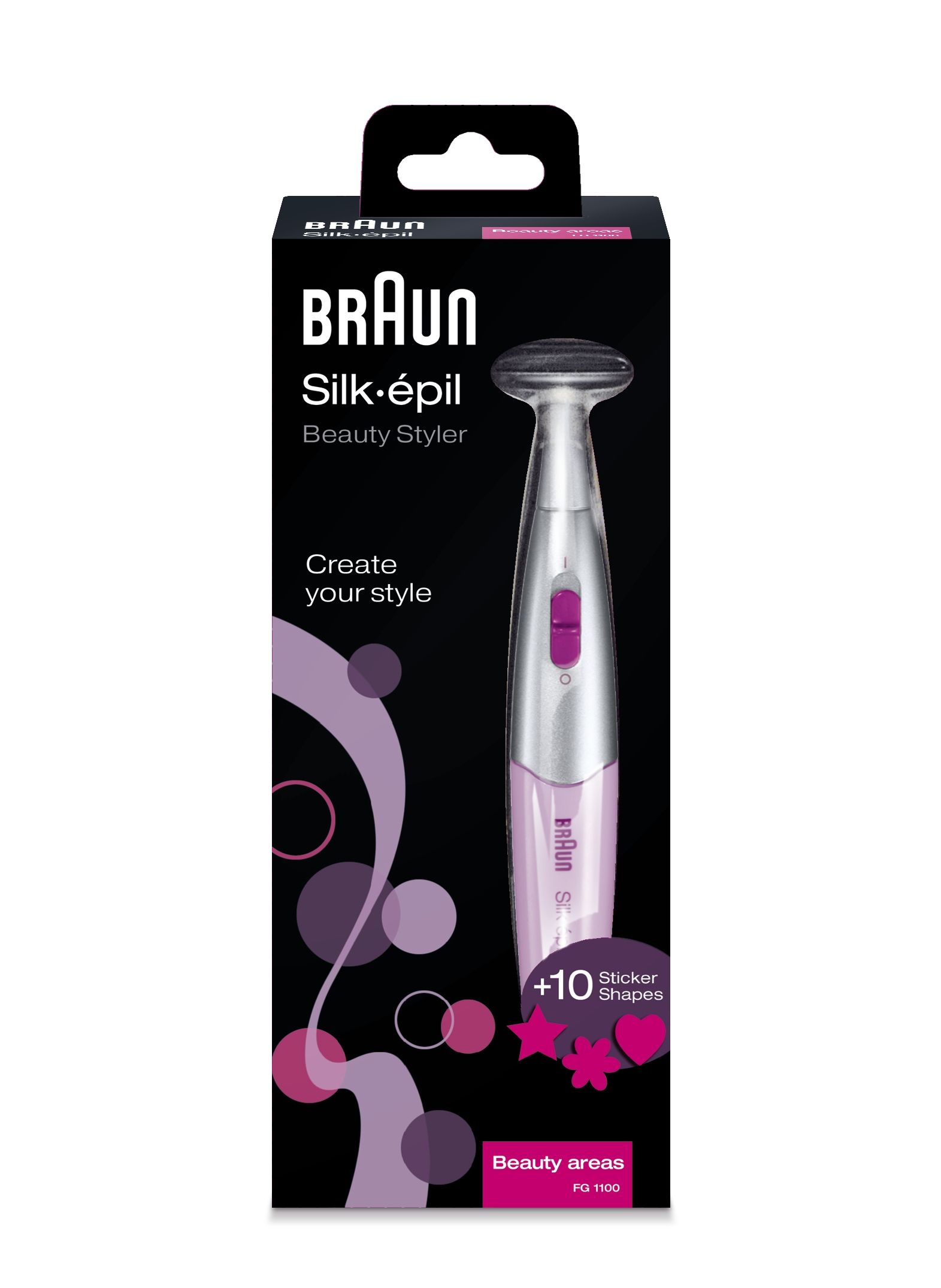 Braun - Shaver - SilkFinish FG1100 - Number of power levels 1 - AAA - Pink